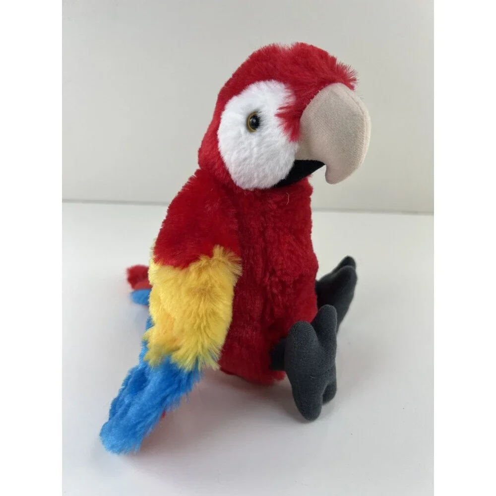 Wild Republic Macaw Parrot Red Blue Yellow Realistic 10